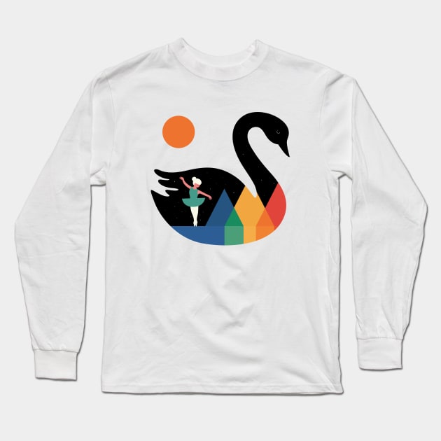 Swan Dance Long Sleeve T-Shirt by AndyWestface